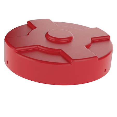 Vestil RED DRUM COVER 55 GALLON DC-P-55-RD